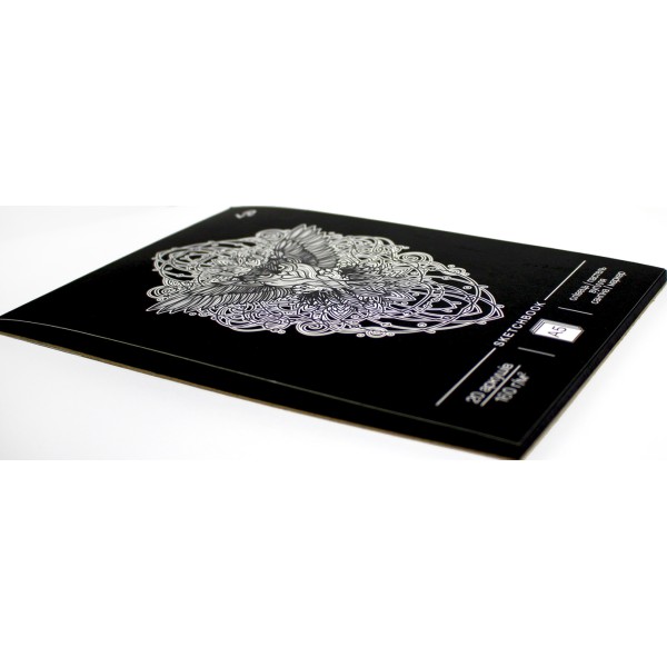 Скетчбук 20арк. А5 б/лін. "Dreams sketchbook" one,сова №21403/Profiplan/ чорн. арк.(10)