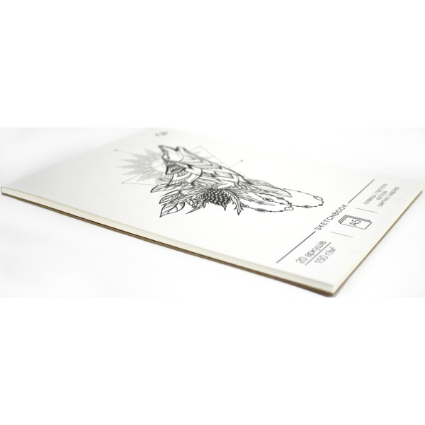 Скетчбук 20арк. А5 б/лін. "Tattoo sketchbook" one,вовк №98300/Profiplan/(10)