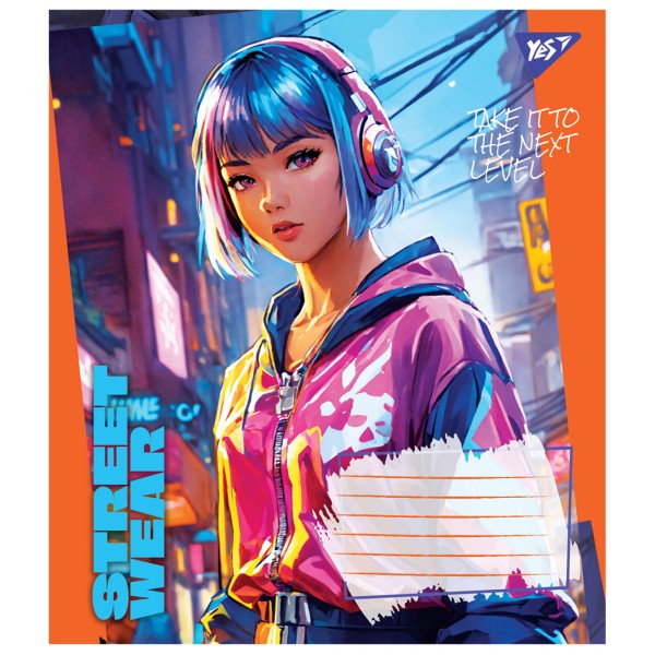 Зошит 24арк. кліт. YES Street wear №767023(20)(320)