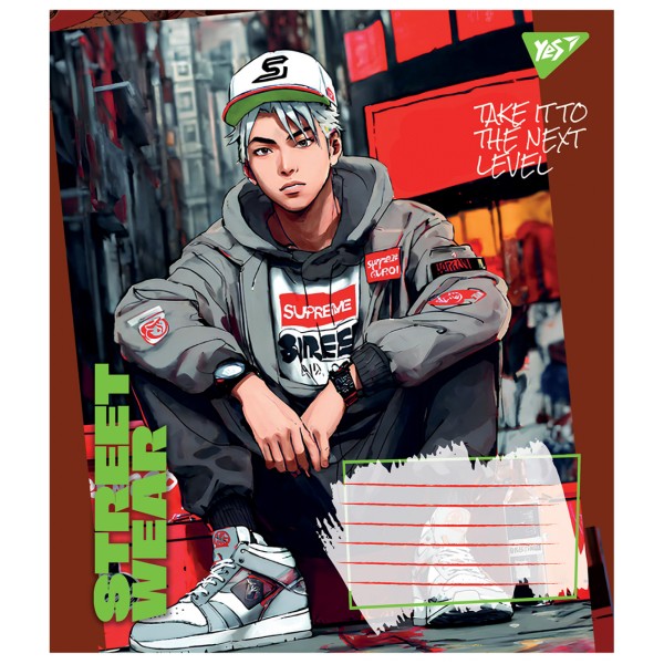 Зошит 24арк. кліт. YES Street wear №767023(20)(320)