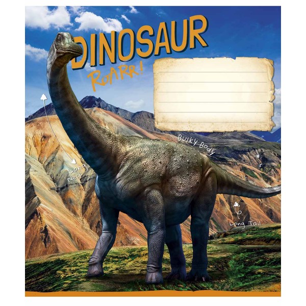 Зошит 12арк. лін. Школярик "Jurassic world" ВД-лак №012-3310L(30)(300)
