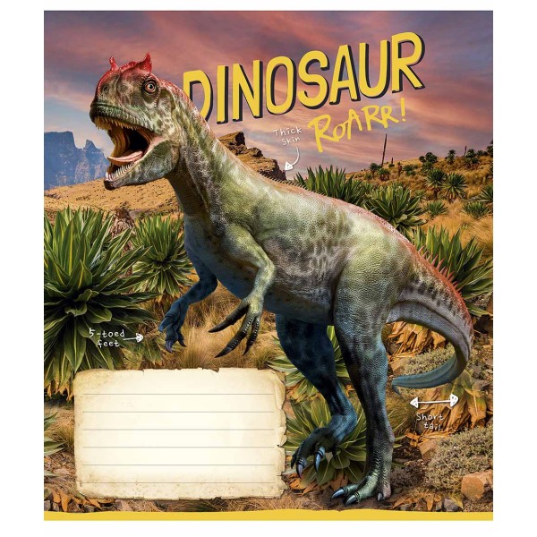 Зошит 12арк. лін. Школярик "Jurassic world" ВД-лак №012-3310L(30)(300)