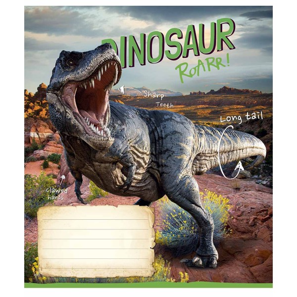 Зошит 12арк. лін. Школярик "Jurassic world" ВД-лак №012-3310L(30)(300)