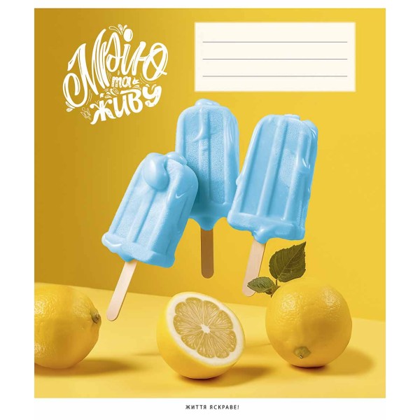 Зошит 48арк. лін. Школярик "Мрію та живу" ВД-лак №048-3351L(10)(100)