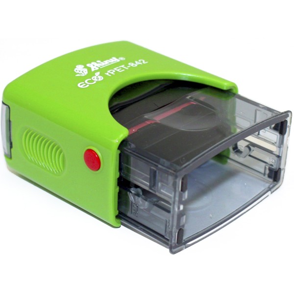 Оснастка для штампа пласт. 14х38мм Shiny №rPET-842 Копія вірна (зелен)