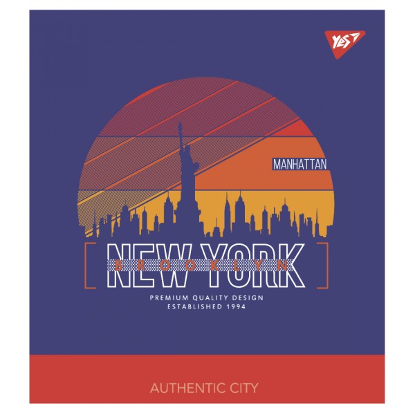 Зошит А5 YES 48арк. лін. мат. ВДЛ+ УФ-виб "Dream place" №766884(5)(100)