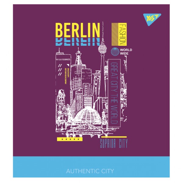 Зошит А5 YES 48арк. лін. мат. ВДЛ+ УФ-виб "Dream place" №766884(5)(100)