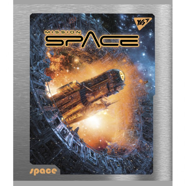 Зошит А5 YES 96арк. лін. мат. ВДЛ+УФ-виб.+мікроембосінг "Space" №766907(5)(60)