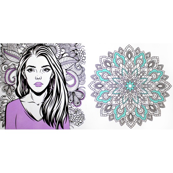 Розмальовка В5 "Color & Relax" мікс №РМ-67/Апельсин/(18)