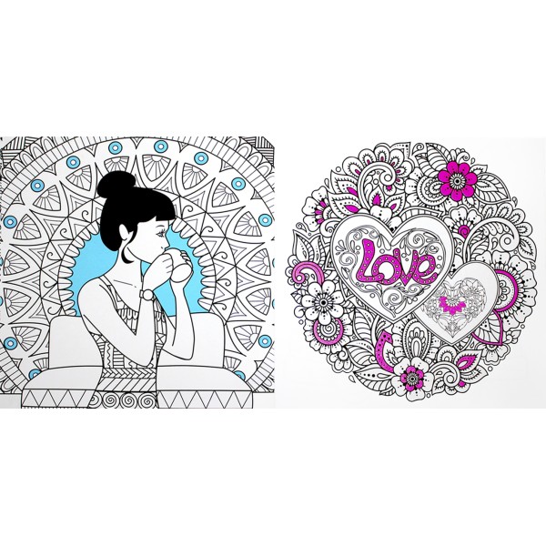 Розмальовка В5 "Color & Relax" мікс №РМ-67/Апельсин/(18)