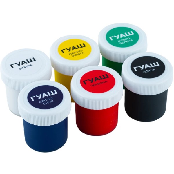 Гуаш "Kite" Classic 6кольор. 20мл №K-062(27)