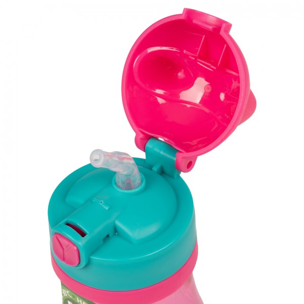 Пляшка для води пласт. "Yes" 350мл Fusion рожева №708173(48)