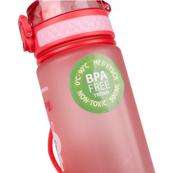 Пляшка для води пласт. "Yes" 500мл Line friends софт тач №708182(25)