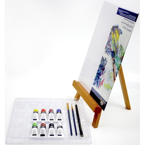 Набір акрил. фарб "Royal Langnickel" 8x5мл з мольбертом №REA5404