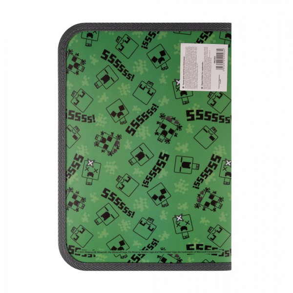 Папка для зош. В5 "Yes" №492203 "Minecraft. Creepers" на блиск. пласт.(12)(96)