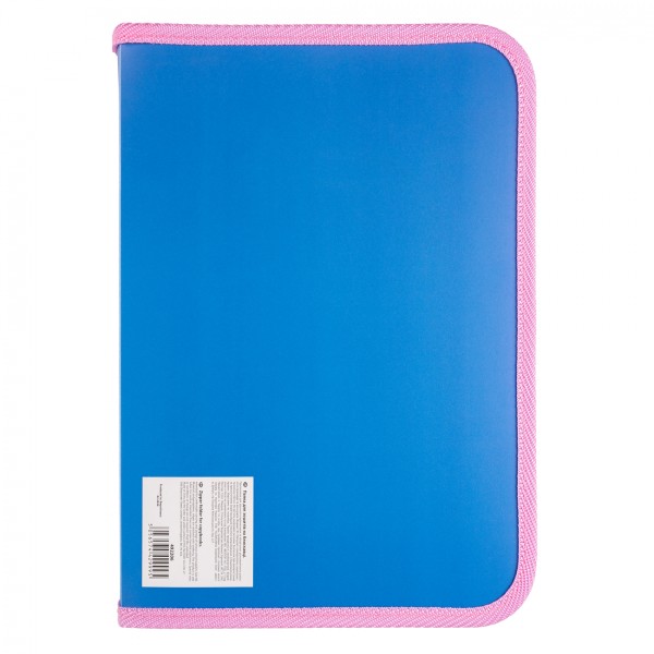 Папка для зош. В5 "Yes" №492206 "Glamour" на блиск. пласт.,синя(12)(96)