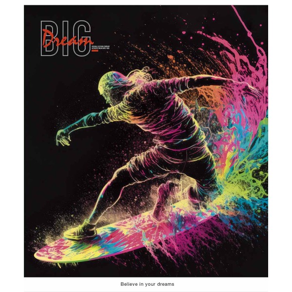 Зошит 60арк. лін. Школярик "Big dreams" УФ лак №060-3332L(10)(80)