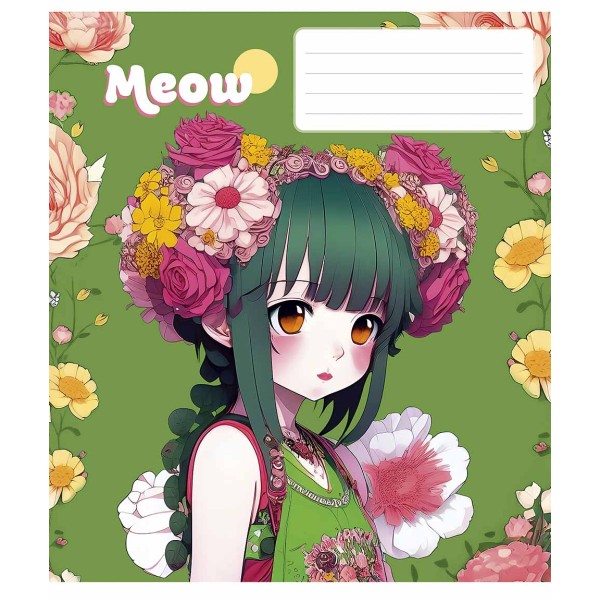 Зошит 48арк. лін. Star "Kawaii (Каваї)" ВД-лак №048-3302L(10)(100)