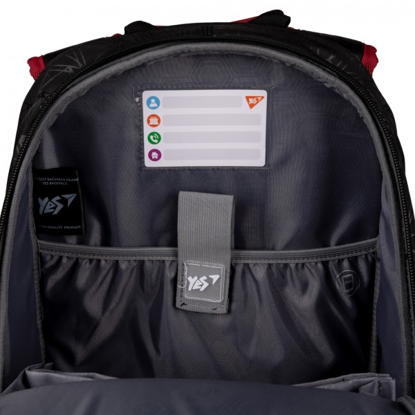 Рюкзак напівкаркасний "Yes" S-100 Р-24 Spider 1від.,4карм. №559582(4)