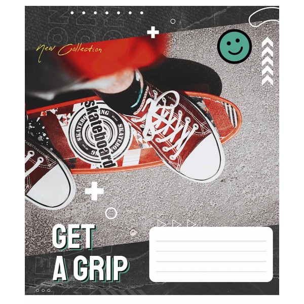 Зошит 48арк. лін. Школярик "Get a grip" ВД-лак №048-3304L(10)(100)