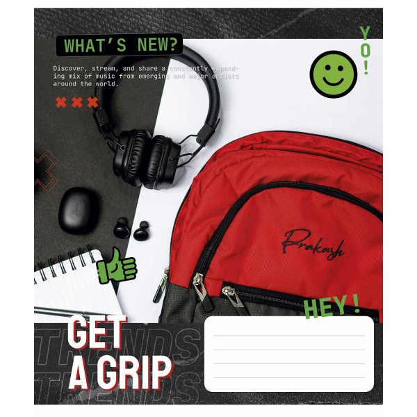 Зошит 48арк. лін. Школярик "Get a grip" ВД-лак №048-3304L(10)(100)