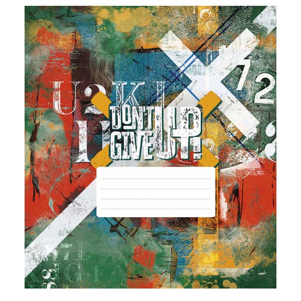 Зошит 48арк. лін. Школярик "Dont Give" ВД-лак №048-3314L(10)(100)