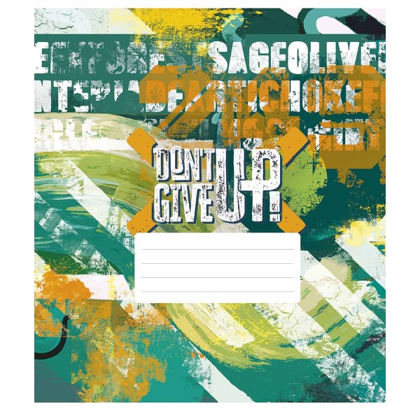 Зошит 48арк. лін. Школярик "Dont Give" ВД-лак №048-3314L(10)(100)