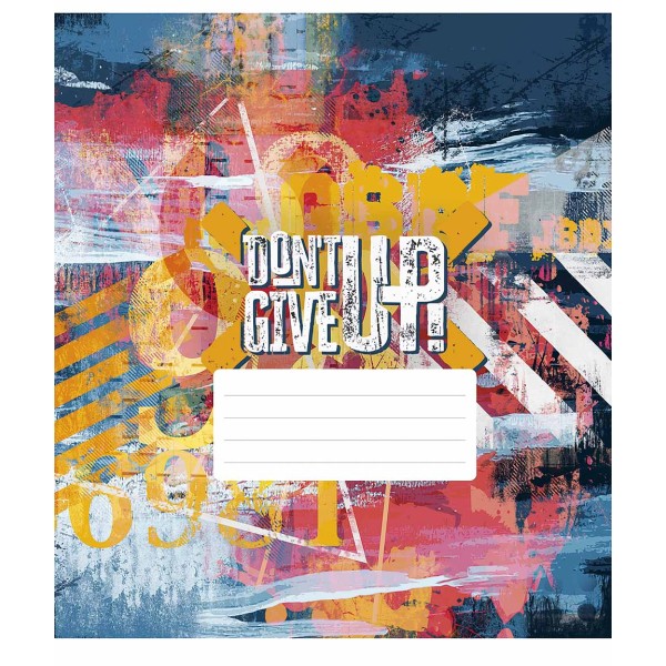 Зошит 48арк. лін. Школярик "Dont Give" ВД-лак №048-3314L(10)(100)