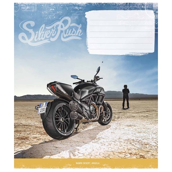 Зошит 12арк. лін. Школярик "Race club" ВД-лак №012-3390L(30)(360)