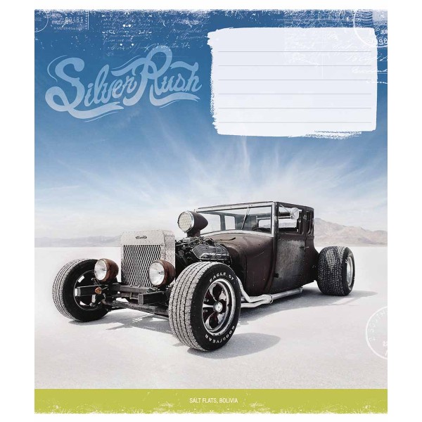 Зошит 12арк. лін. Школярик "Race club" ВД-лак №012-3390L(30)(360)