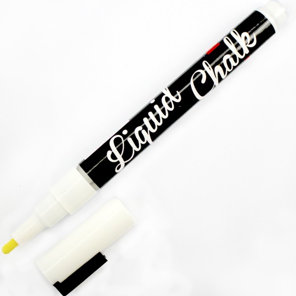 Маркер крейдовий "Santi" №390781 білий 3мм(6)