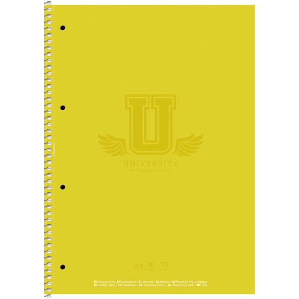Коледж-блок А4 80арк. кліт. "Student" мат. лам. №A4-080-6526K/Школярик/(4)(40)