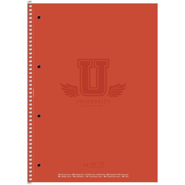 Коледж-блок А4 80арк. кліт. "Student" мат. лам. №A4-080-6526K/Школярик/(4)(40)