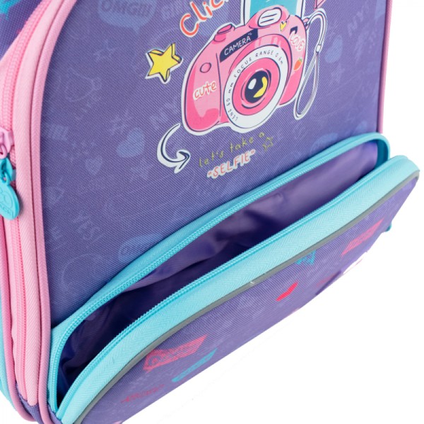 Рюкзак каркасний "GoPack" Education Say Cheese 2від.,3карм. №GO24-597M-4(8)