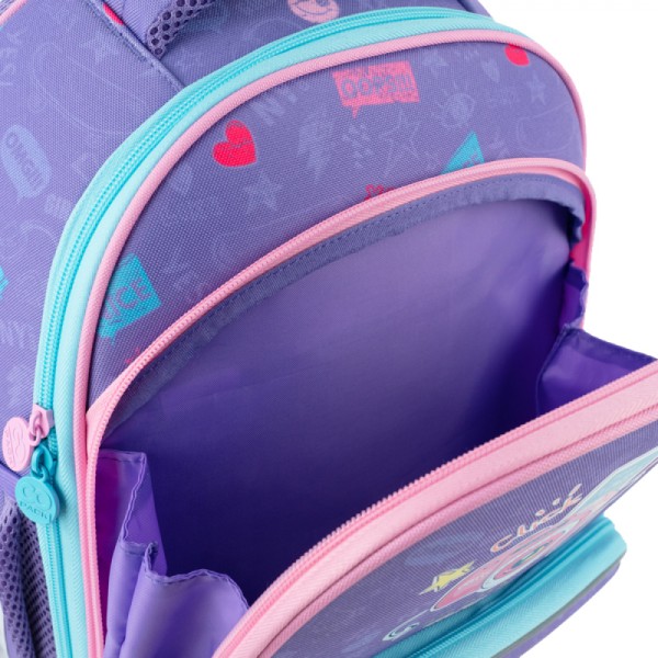 Рюкзак каркасний "GoPack" Education Say Cheese 2від.,3карм. №GO24-597M-4(8)