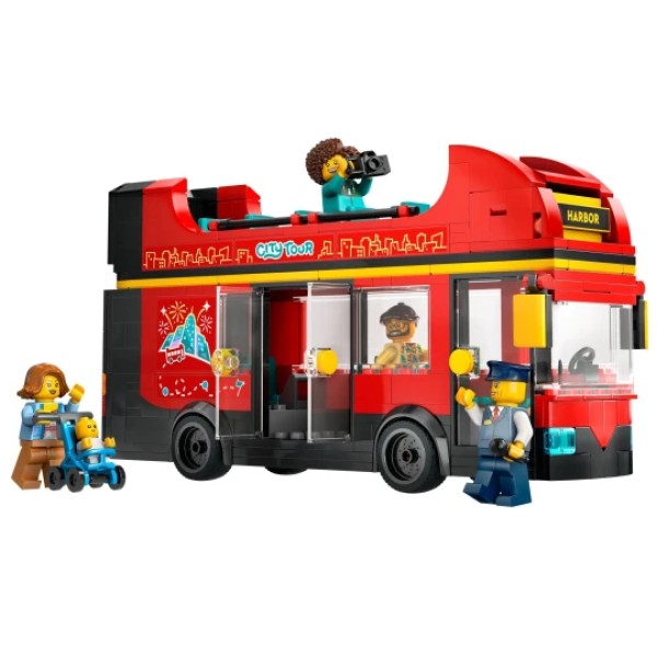 Конструктор "LEGO" City Червоний двоповерховий екскурсійний автобус №60407(5)