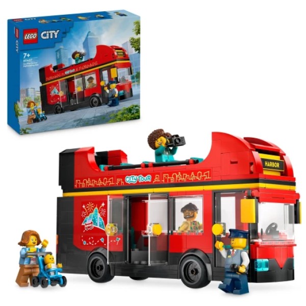 Конструктор "LEGO" City Червоний двоповерховий екскурсійний автобус №60407(5)