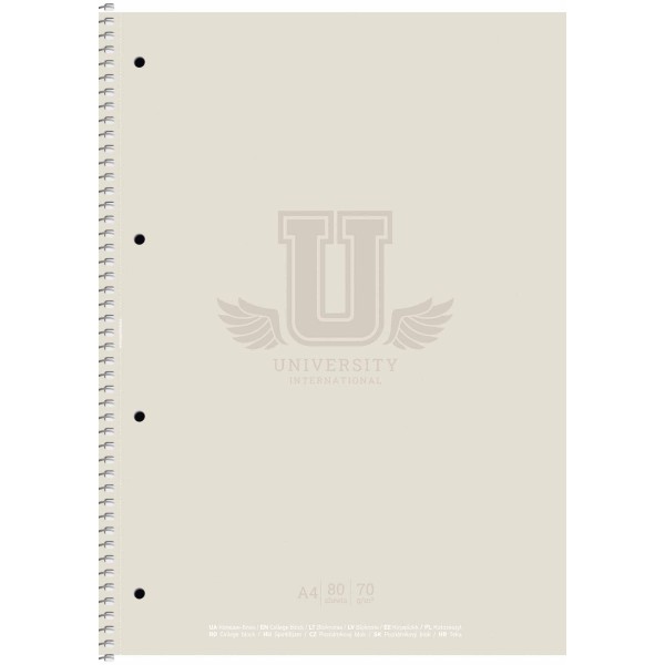 Коледж-блок А4 80арк. кліт. "Student" мат. лам. №A4-080-6524K/Школярик/(4)(40)