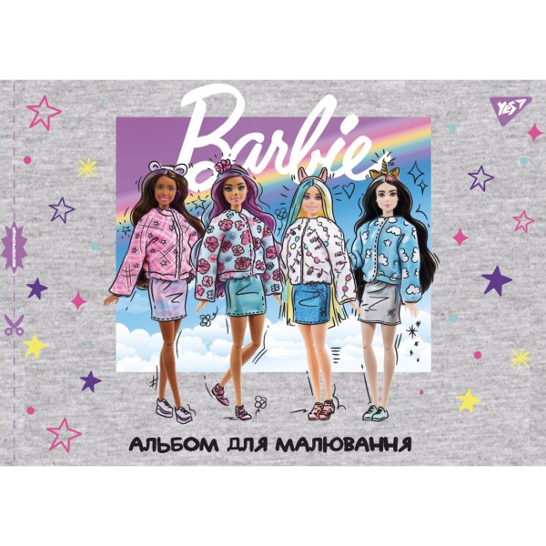 Альбом для малюв. на скобі 28/100 А4 з перфор. (для дівчаток) №130557/Yes/(6)(84)