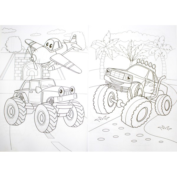 Розмальовка А4 8арк. "Видання для дозвілля.Розмальовка-збірка" мікс №РМ-58/Апельсин/(20)