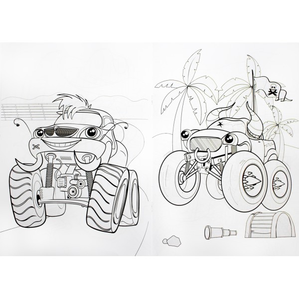 Розмальовка А4 8арк. "Видання для дозвілля.Розмальовка-збірка" мікс №РМ-58/Апельсин/(20)