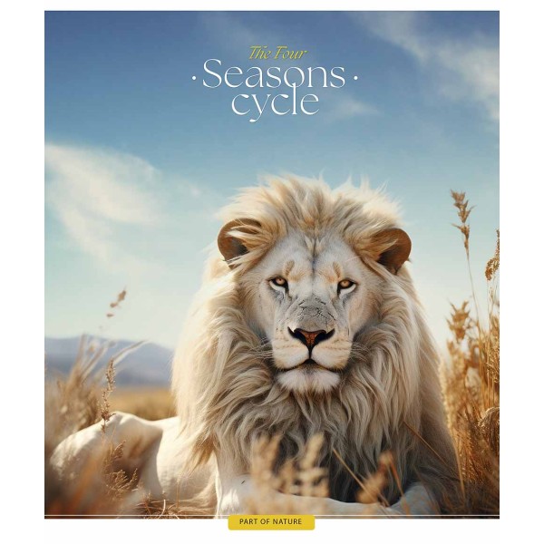 Зошит 48арк. лін. Школярик "Four seasons" УФ-лак №048-3403L(10)(100)