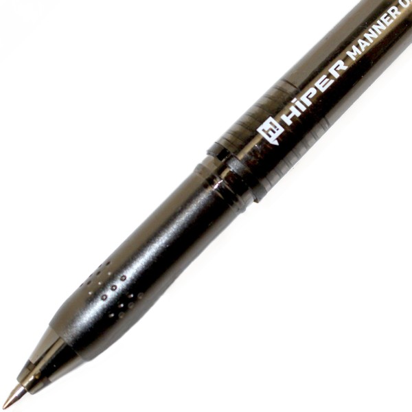 Ручка гел. "Hiper" №HG-225 Manner пиши-стирай 0,7мм чорна(12)