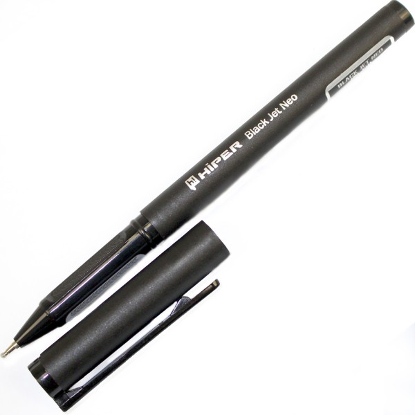 Ручка кульк. масл. "Hiper" №HO-150 Black Jet Neo 1мм чорна(10)(100)