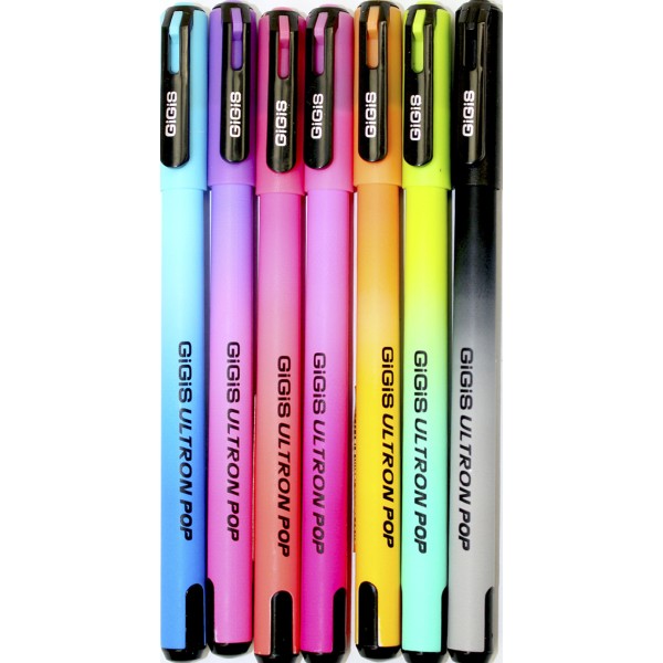 Ручка кульк. "Unimax" №UX-152-02 Ultron POP 2x, синя(12)(120)