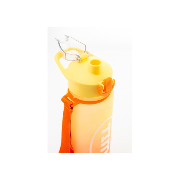 Пляшка для води полікарбонат "Optima" 1000мл жовто-помаранчева №O51985