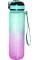 Пляшка для води полікарбонат "Optima" 1000мл бірюзово-рожева №O51971