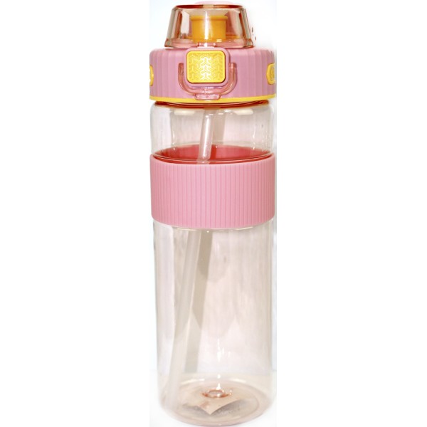 Пляшка для води пласт."Optima" 1000мл рожева №O51972