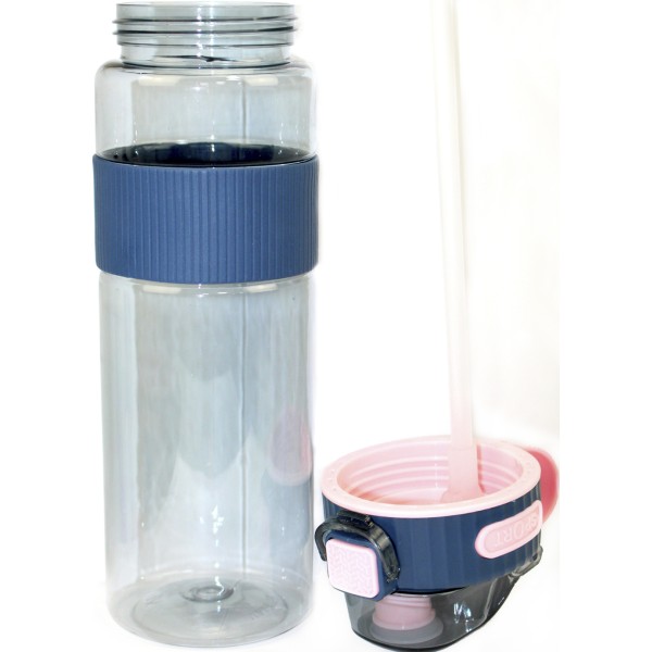 Пляшка для води пласт."Optima" 1000мл синя №O51975