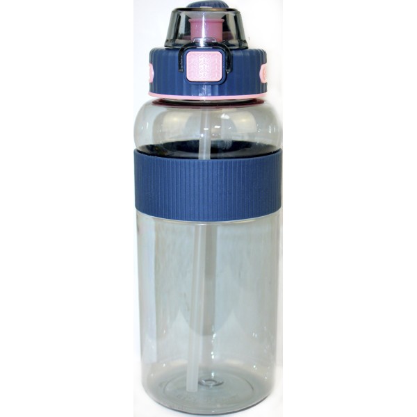 Пляшка для води пласт."Optima" 1500мл темно-синя №O51976